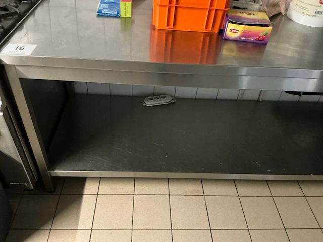 Rvs werktafel - afbeelding 3 van  4