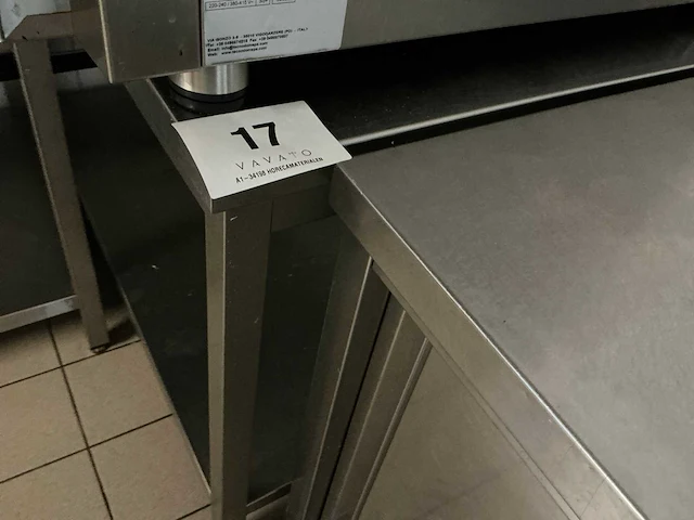 Rvs werktafel - afbeelding 3 van  3
