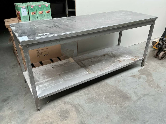 Rvs werktafel - afbeelding 1 van  4
