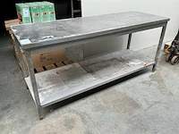Rvs werktafel - afbeelding 1 van  4