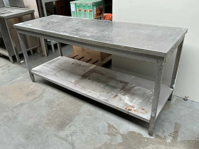 Rvs werktafel - afbeelding 2 van  4