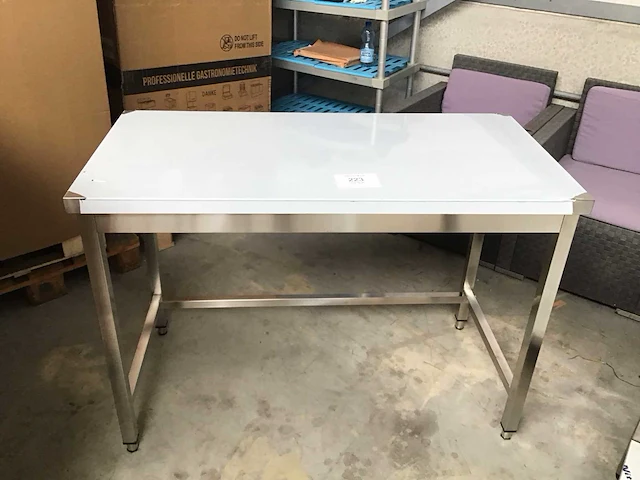 Rvs werktafel - afbeelding 1 van  2