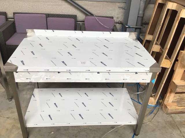 Rvs werktafel - afbeelding 1 van  4