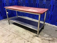 Rvs werktafel - afbeelding 1 van  5