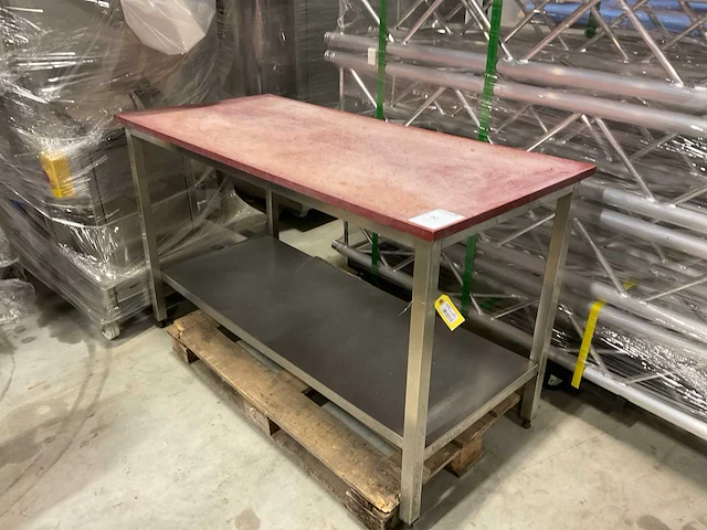 Rvs werktafel - afbeelding 1 van  3