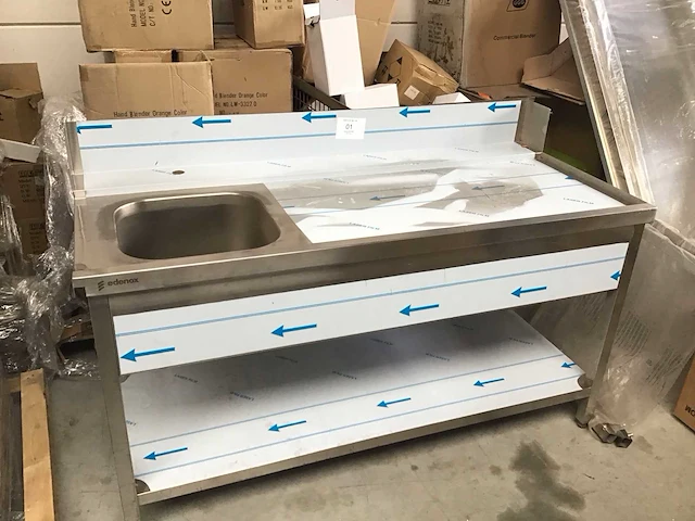 Rvs werktafel - afbeelding 1 van  9