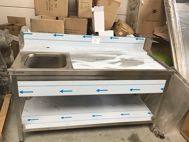 Rvs werktafel - afbeelding 2 van  9
