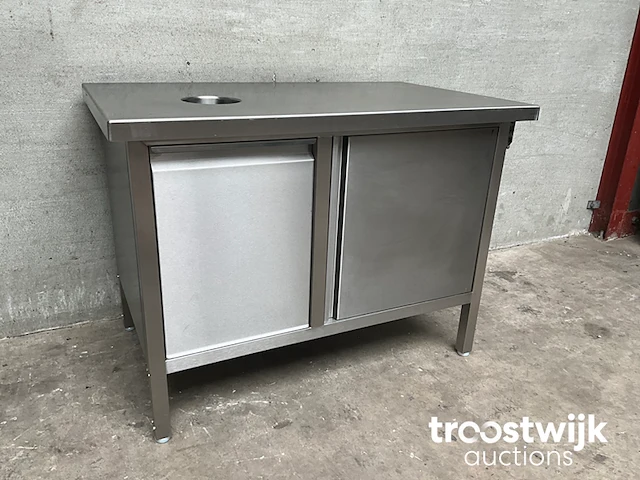 Rvs werktafel - afbeelding 1 van  1
