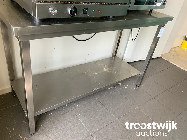 Rvs werktafel - afbeelding 1 van  4
