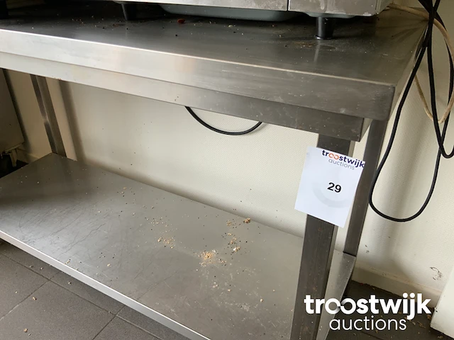 Rvs werktafel - afbeelding 2 van  4