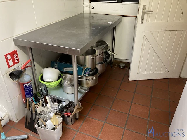 Rvs werktafel - afbeelding 1 van  3