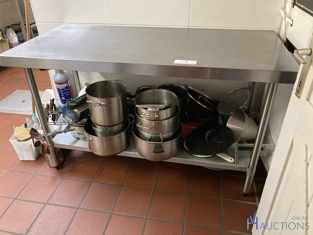 Rvs werktafel - afbeelding 2 van  3
