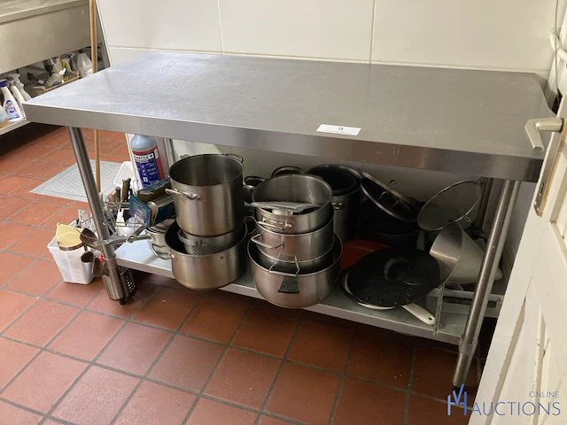Rvs werktafel - afbeelding 3 van  3