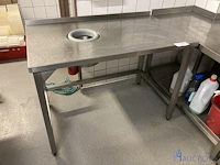 Rvs werktafel