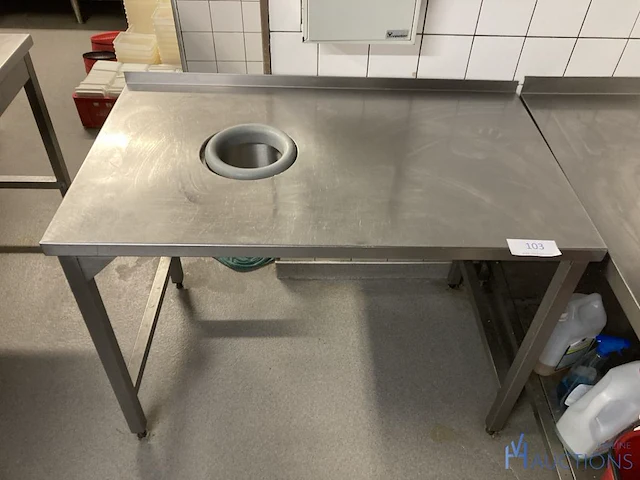 Rvs werktafel - afbeelding 2 van  3