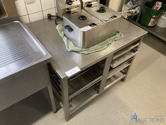 Rvs werktafel - afbeelding 2 van  3