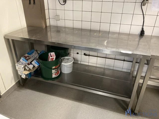 Rvs werktafel - afbeelding 1 van  4