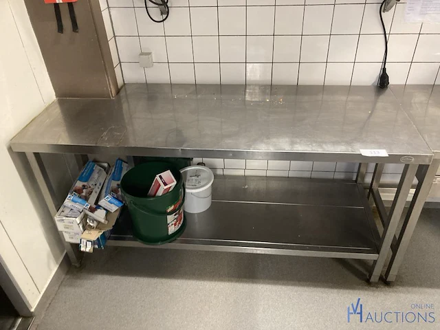 Rvs werktafel - afbeelding 2 van  4
