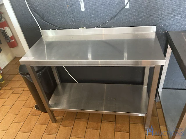 Rvs werktafel - afbeelding 1 van  2