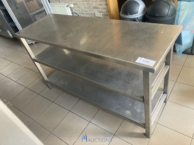 Rvs werktafel - afbeelding 1 van  2