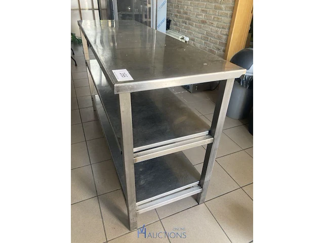 Rvs werktafel - afbeelding 2 van  2