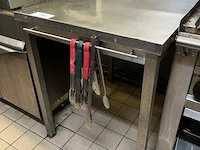 Rvs werktafel - afbeelding 1 van  2