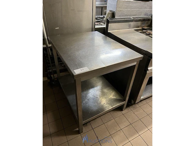 Rvs werktafel - afbeelding 1 van  2