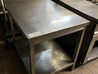 Rvs werktafel - afbeelding 1 van  2