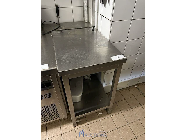 Rvs werktafel - afbeelding 1 van  2