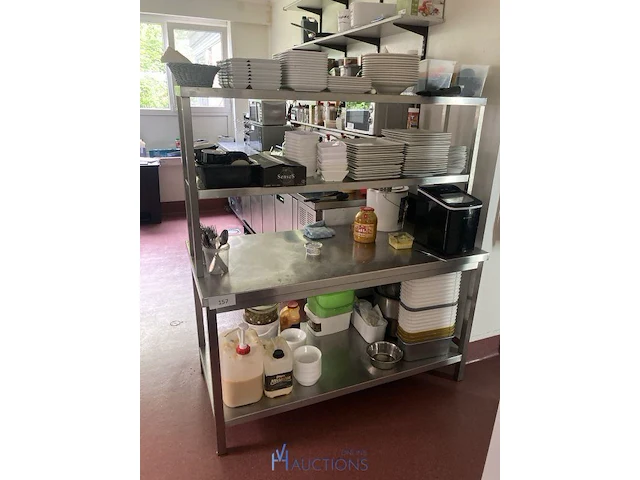 Rvs werktafel - afbeelding 1 van  3