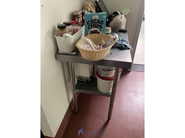 Rvs werktafel - afbeelding 2 van  2