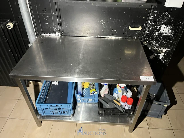 Rvs werktafel - afbeelding 2 van  2