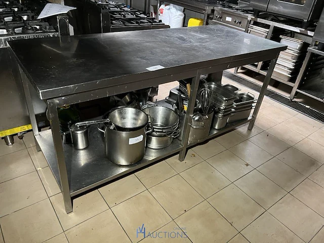 Rvs werktafel - afbeelding 1 van  2