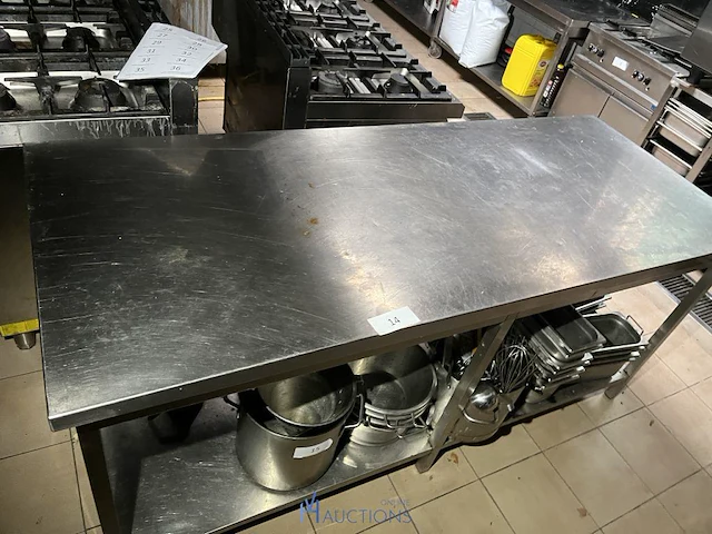 Rvs werktafel - afbeelding 2 van  2