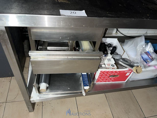 Rvs werktafel - afbeelding 3 van  3