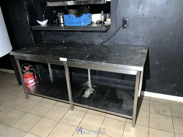 Rvs werktafel - afbeelding 1 van  3