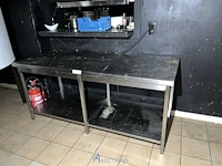 Rvs werktafel - afbeelding 1 van  3