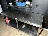 Rvs werktafel - afbeelding 2 van  3