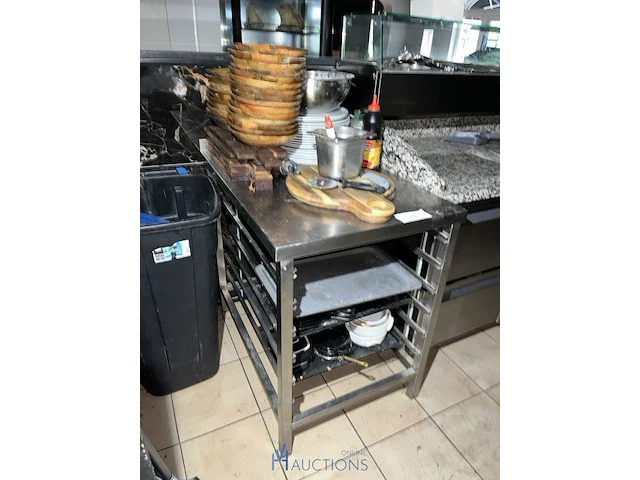 Rvs werktafel - afbeelding 1 van  3