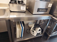 Rvs werktafel