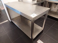 Rvs werktafel - afbeelding 1 van  3
