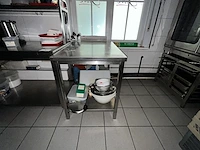 Rvs werktafel