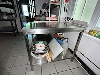 Rvs werktafel - afbeelding 2 van  2