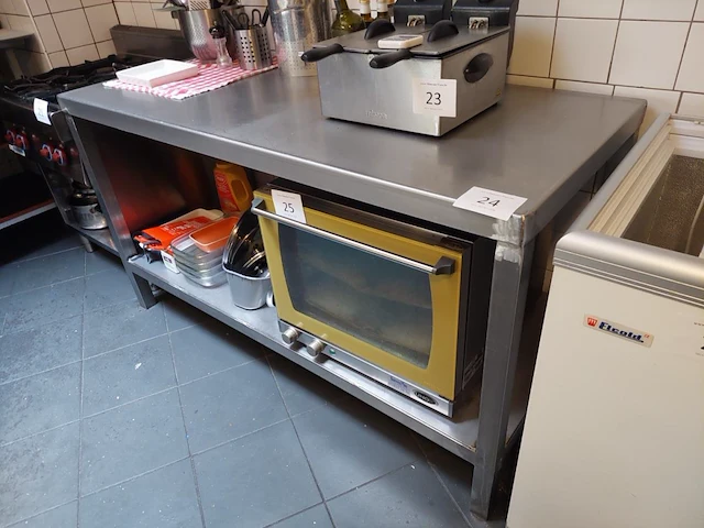 Rvs werktafel - afbeelding 1 van  2