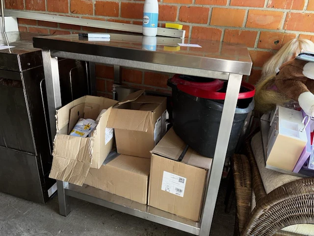 Rvs werktafel - afbeelding 1 van  2