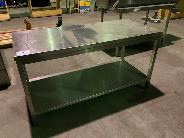 Rvs werktafel - afbeelding 1 van  2