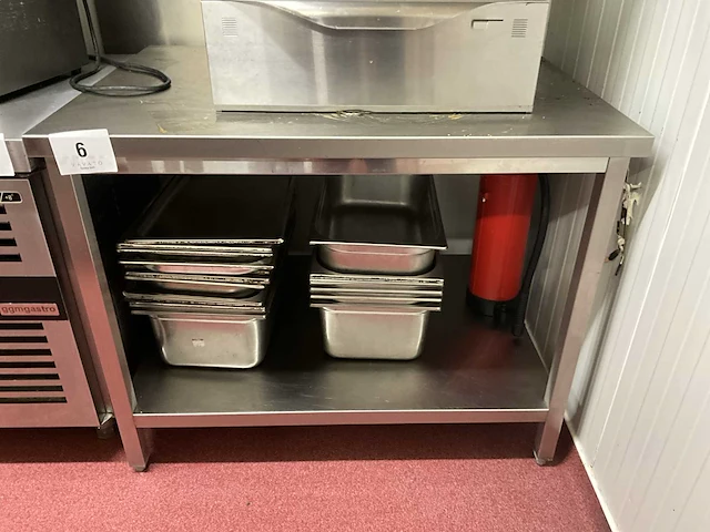 Rvs werktafel - afbeelding 1 van  4