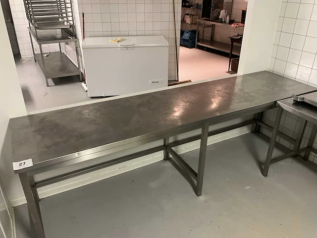 Rvs werktafel - afbeelding 1 van  4