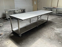 Rvs werktafel - afbeelding 1 van  10