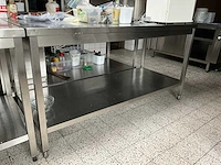 Rvs werktafel - afbeelding 1 van  3